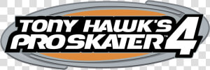 Tony Hawk Pro Skater 4 Logo Png Transparent   Tony Hawk Pro Skater 4  Png Download