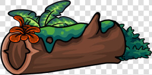 Mossy Log Furniture Icon Id 701   Club Penguin  HD Png Download