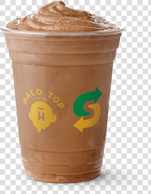 Halo Top Hand spun Chocolate Milkshake   Subway Milkshake Review  HD Png Download