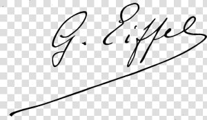 Signature De Gustave Eiffel   Signature Eiffel  HD Png Download