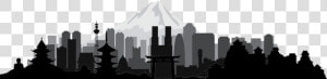 Japan Tours Footer   Japan City Skyline Png  Transparent Png