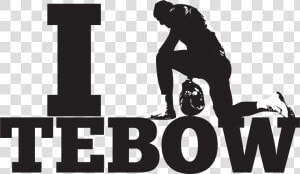 Tim Tebow Touchdown Silhouette  HD Png Download