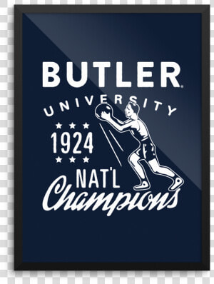 Butler 1924 Champs Poster Data large Image   cdn   Poster  HD Png Download