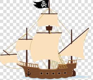 Peter Pan Ship Piracy Clip Art   Pirate Ship  HD Png Download