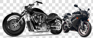 2 Motorbikes   Black Motorcycle  HD Png Download