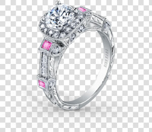 Carmella 18k White Gold Engagement Ring D   2008 Engagement Ring Style  HD Png Download