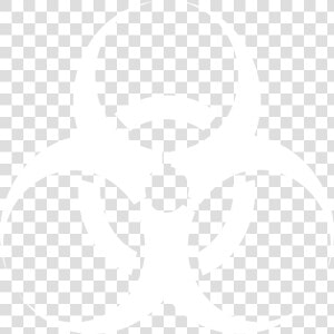 Symbol Clipart Mold Free   White Biohazard Symbol Png  Transparent Png