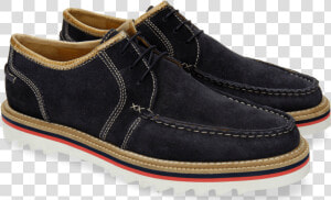 Derby Shoes Jack 12 Suede Pattini Navy Binding   Slip on Shoe  HD Png Download