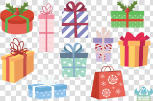 Christmas Present Presents Clipart Instant Vector Art   Clipart Christmas Present Watercolor  HD Png Download