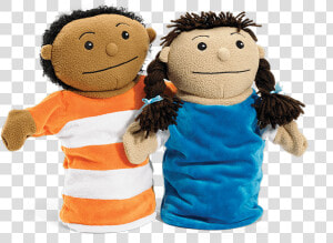 Second Step Boy And Girl Puppets   Second Step Curriculum Preschool  HD Png Download