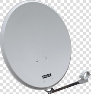 Steel Satellite Dish  Light Grey  Single Lnb Opticum   Satellite Dish  HD Png Download