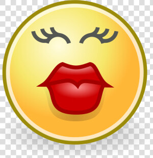 Kiss Clipart Small   Kiss Face  HD Png Download