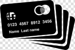 Credit Cards   Black Credit Card Icon  HD Png Download