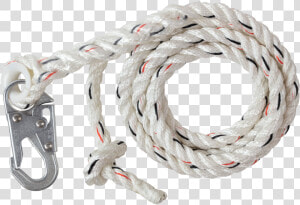 Vertical Lifeline Assembly W snap Hook   Cable  HD Png Download