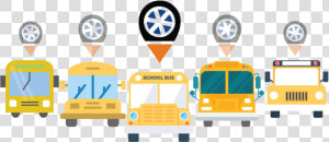 Gps Clipart Gps Tracking   School Bus Tracking Icon  HD Png Download