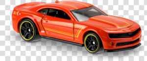 2013 Hot Wheels Chevy Camaro Special Edition rear   Orange Camaro Hot Wheels  HD Png Download