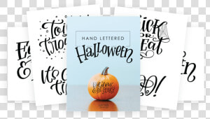 Hand Lettered Halloween Pumpkin Tracer Package Preview   Pumpkin  HD Png Download