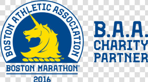 Baa Official Charity Program Logo   Transparent Boston Marathon Logo  HD Png Download