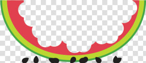 Eaten Watermelon Slice  HD Png Download