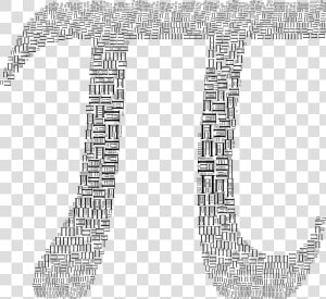 Pi  Mathematics  Math  Numbers  Numerals  3    Line Art  HD Png Download