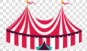 Transparent Carnival Tents Clipart   Circus Tent Cartoon Png  Png Download