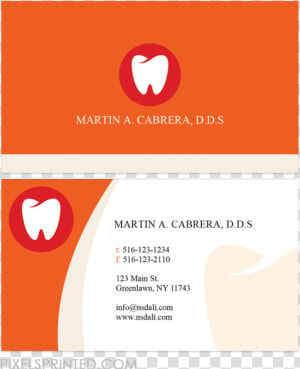 Dentist Business Card Do Your Own Cards   Graphic Design  HD Png Download