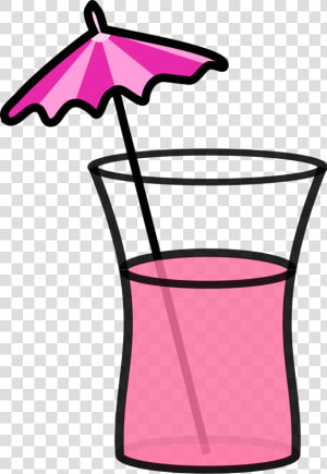 Drink Umbrella Clipart Download Umbrella Drink Pink   Drink Clipart  HD Png Download