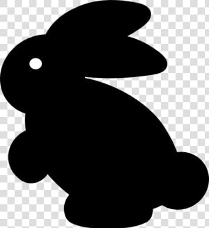 White Rabbit Easter Bunny Clip Art   Black Bunny Clipart  HD Png Download