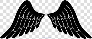 Clip Puller Wing   Angel Wings Clipart Black And White  HD Png Download