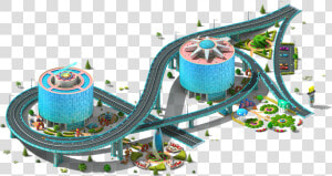 Megapolis Wiki   Roller Coaster  HD Png Download