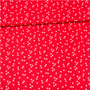 Cotton Poplin Printed Triangle Rain Red   Art  HD Png Download