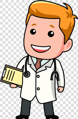 Doctor Logo Cliparthot Of The More And Animasi Dokter   Gambar Dokter Kartun Png  Transparent Png