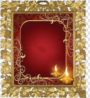  diwali  wallpapers By  sadna2018  festivals  happydiwali   Transparent Gold Photo Frame  HD Png Download