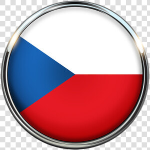 Czech Republic Flag Circle Free Picture   Bandeira Republica Checa Png  Transparent Png