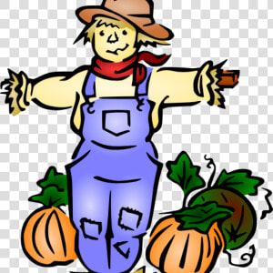 Scarecrow Clipart Scarecrow Clip Art At Clker Vector   Clip Art Fall Scarecrows  HD Png Download