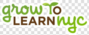 Growtolearn Large   Grow To Learn  HD Png Download