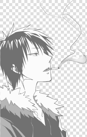 Durarara  Manga  And Anime Image   Izaya Orihara Smoke  HD Png Download