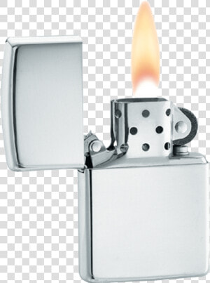 Zippo lighter Blank Krom   Zippo Lighter  HD Png Download