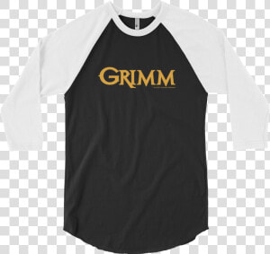 Grimm 3 4 Sleeve Raglan Softball T Shirt Title Grimm   Sonography T Shirt Ideas  HD Png Download