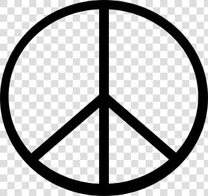 Cartoon Peace Sign Hand   Thin Peace Sign Outline  HD Png Download