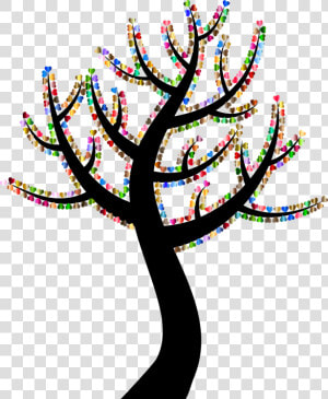 Tree Trunk Computer Icons Line Art   Transparent Colorful Transparent Background Tree  HD Png Download