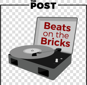 Beats On The Bricks   Record Player  HD Png Download