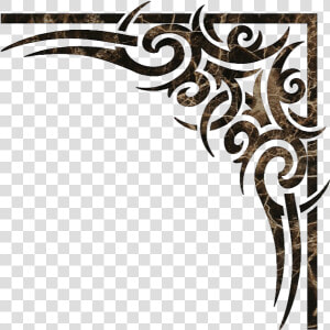 Canto Tribal Moldura  lucianoballack   Canto De Moldura Png  Transparent Png