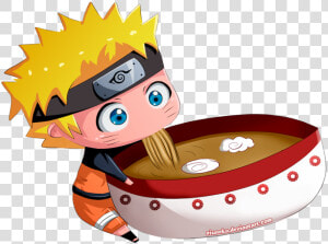 Cute Naruto Eating Ramen  HD Png Download