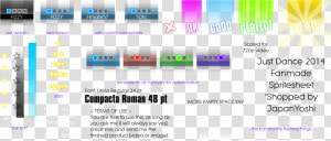 Template By Japanyoshii   Starbar Just Dance Png  Transparent Png