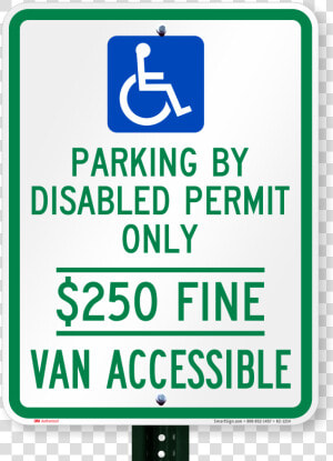 Florida Disabled Permit Parking  Van Accessible Signs   Sign  HD Png Download