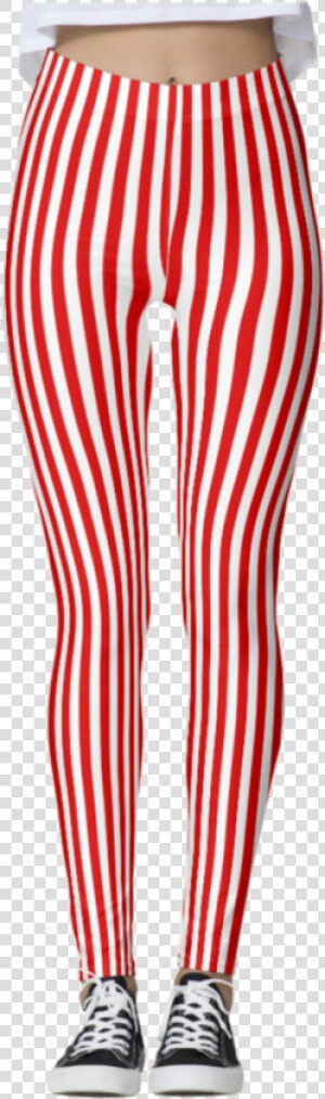 Red And White Stripes Tights  HD Png Download