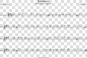 Tubescore The Sound Of Music Sheet Music For Edelweiss  HD Png Download