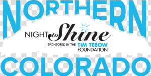 Transparent Blue Shine Png   Night To Shine Northern Colorado  Png Download