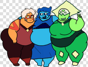  stevenuniverse  friends  lapis  peridot  jasper  fat   Steven Universe Fat Jasper  HD Png Download